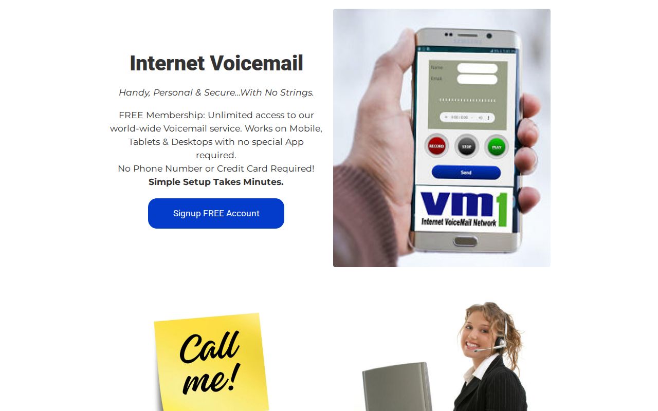 Internet Voicemail